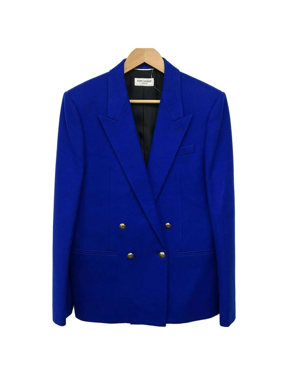 Saint Laurent Paris Blue Men's Jacket #300508S60B
